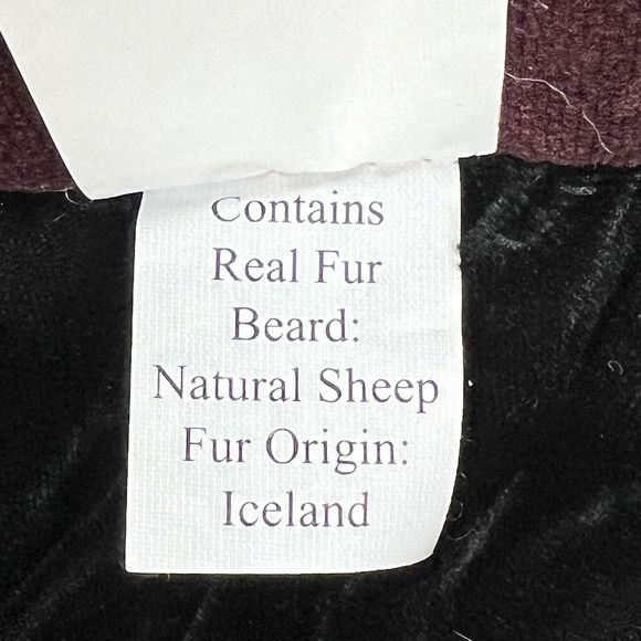 Woof & Poof 24" Plush Santa 2011 Shelf Sitter Velvet Pants Real Fur Collectible - Picture 14 of 14